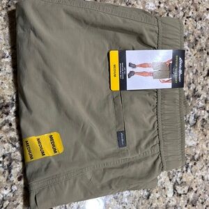 Eddie Bauer Men's Khaki Athletic Shorts